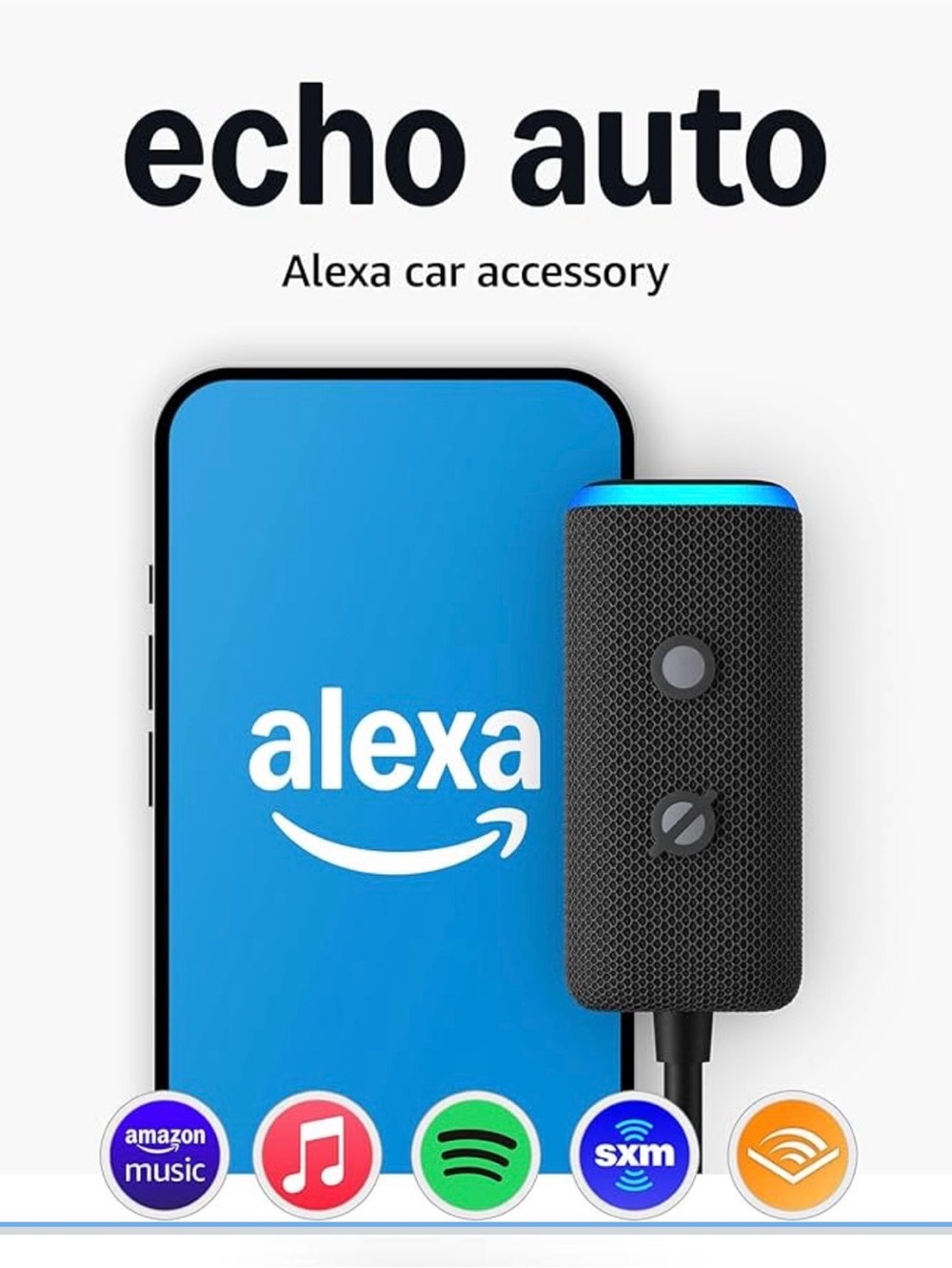 Amazon Auto Car Alexa Accessory - Black